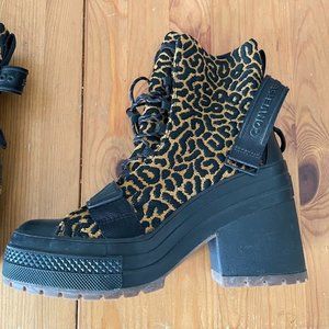 Converse Leopard Print Platform Boots